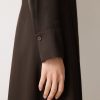 Relaxed Drape Shirt Dress | Brown