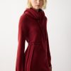 Triangular Scarf Knit Dress | Red