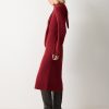 Triangular Scarf Knit Dress | Red