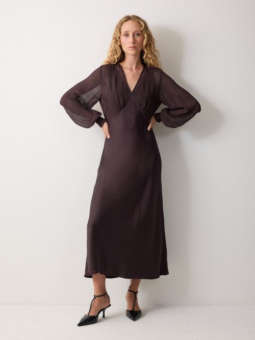 J51013_PU000_1.jpg Long Sleeve Bias Dress | Purple