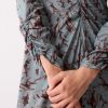 Wild Feather Gathered Dress | Blue